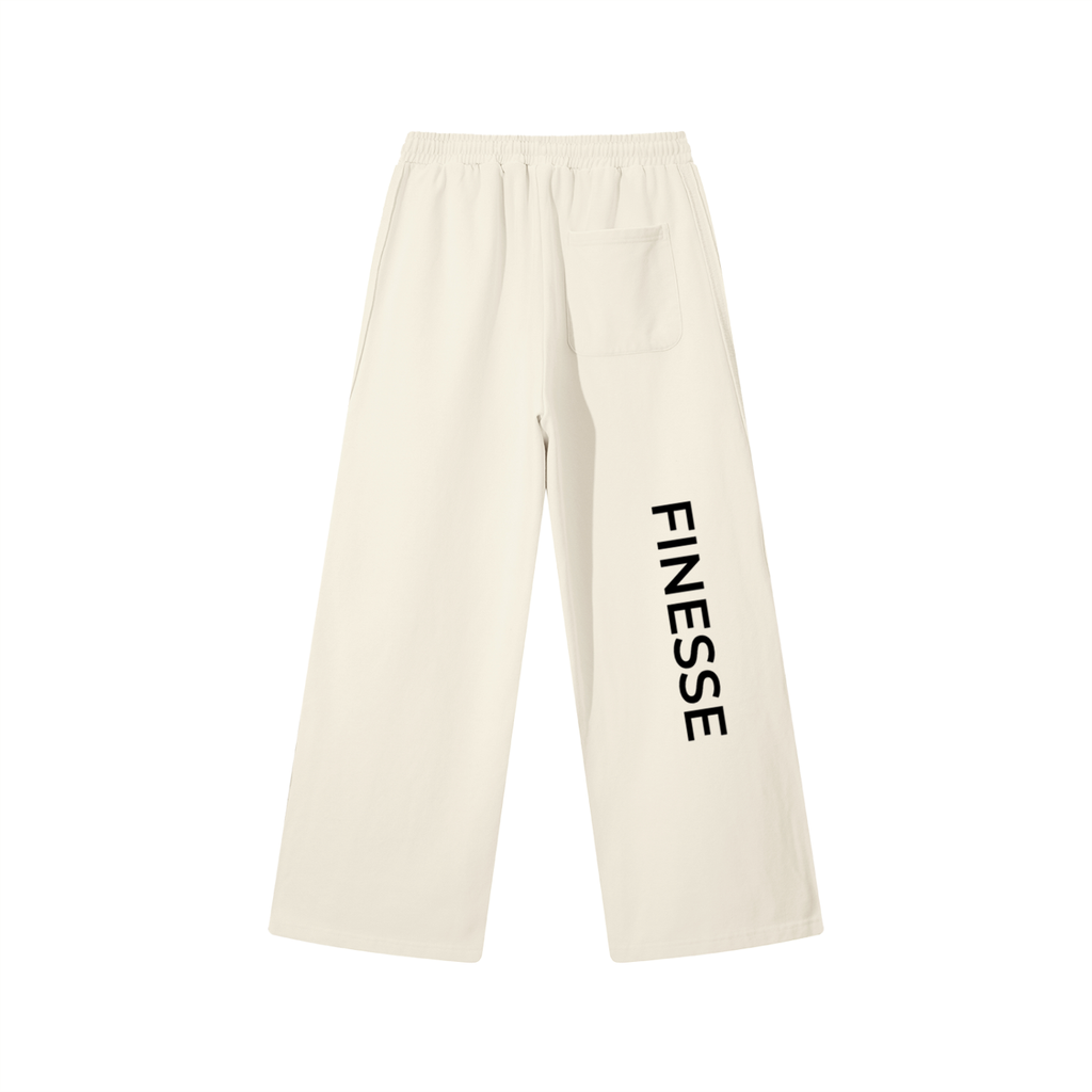 Contrast Tape Straight-Leg Sweatpants