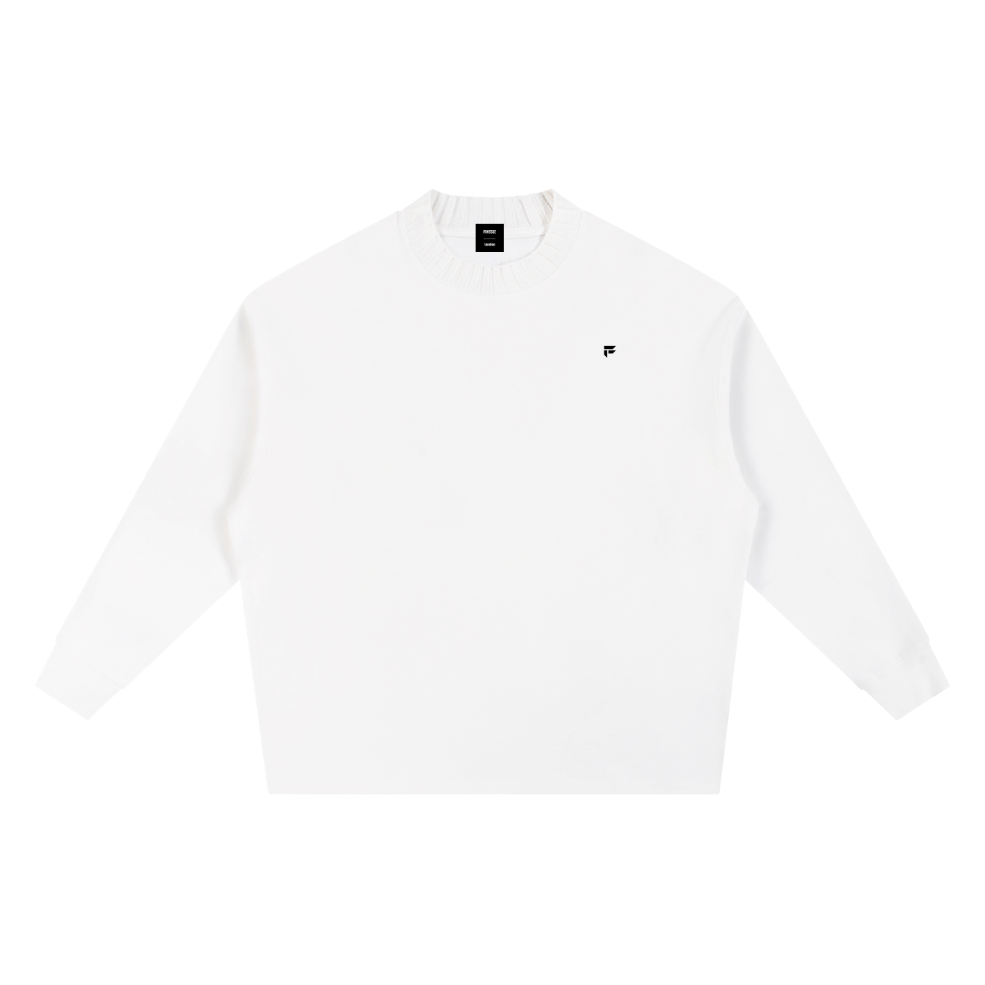 Knitted Round Neck Oversize Sweatshirt