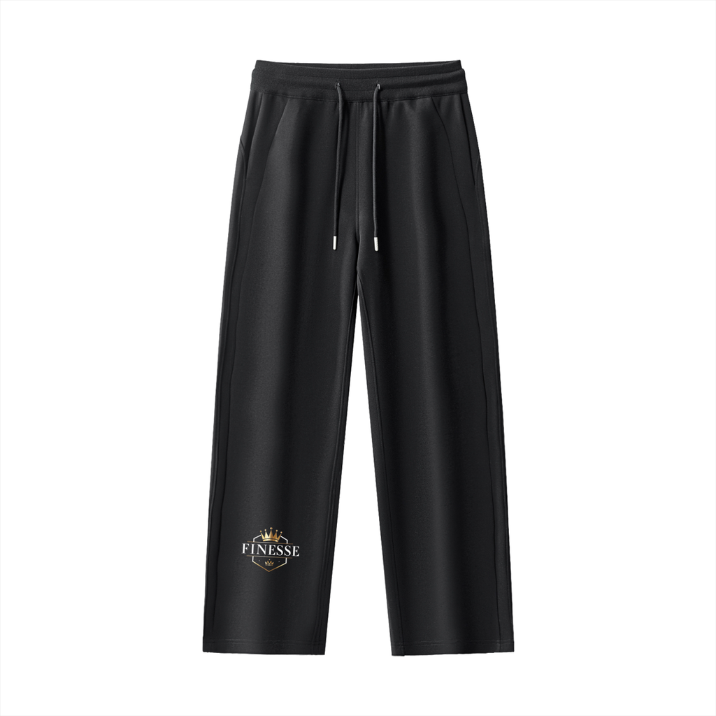 Essential Drawstring Straight-Leg Sweatpants