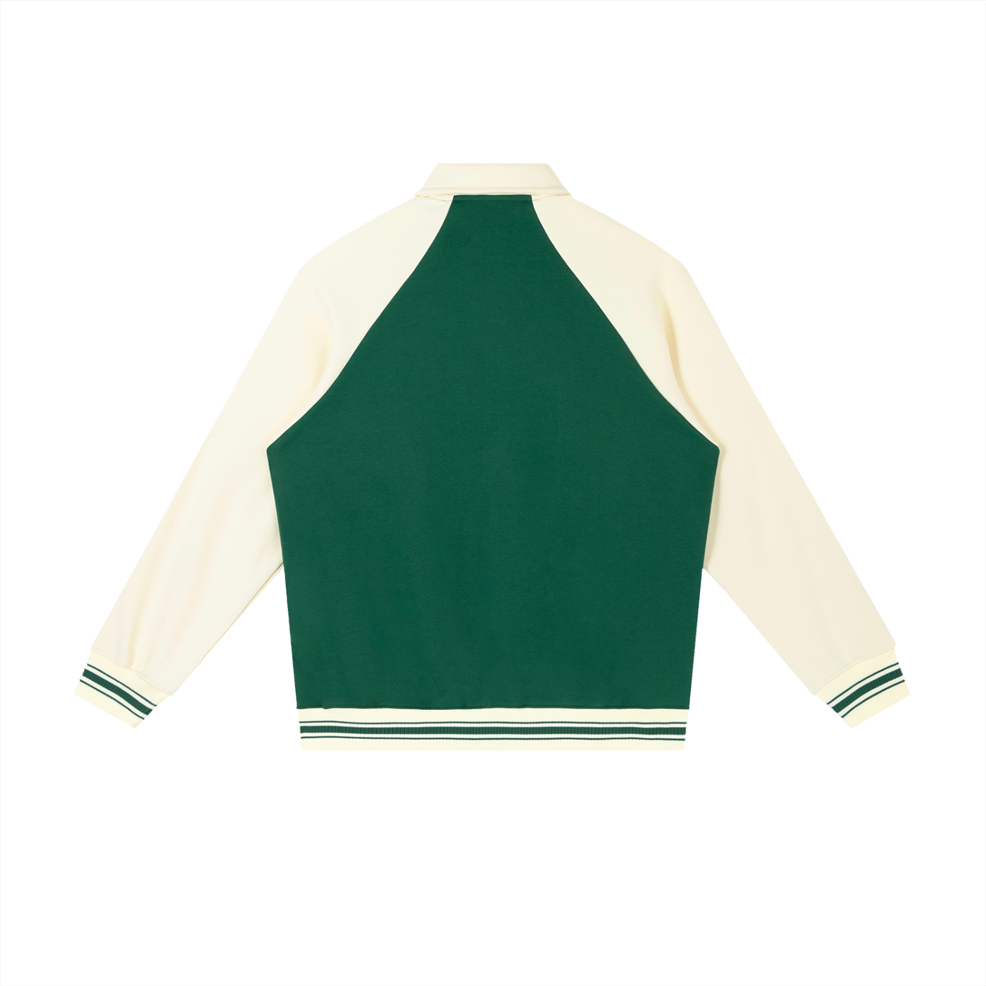 NYC Baseball Jacket - Green & White