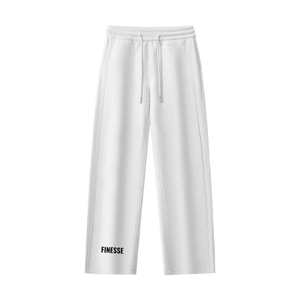 Essential Drawstring Straight-Leg Sweatpants