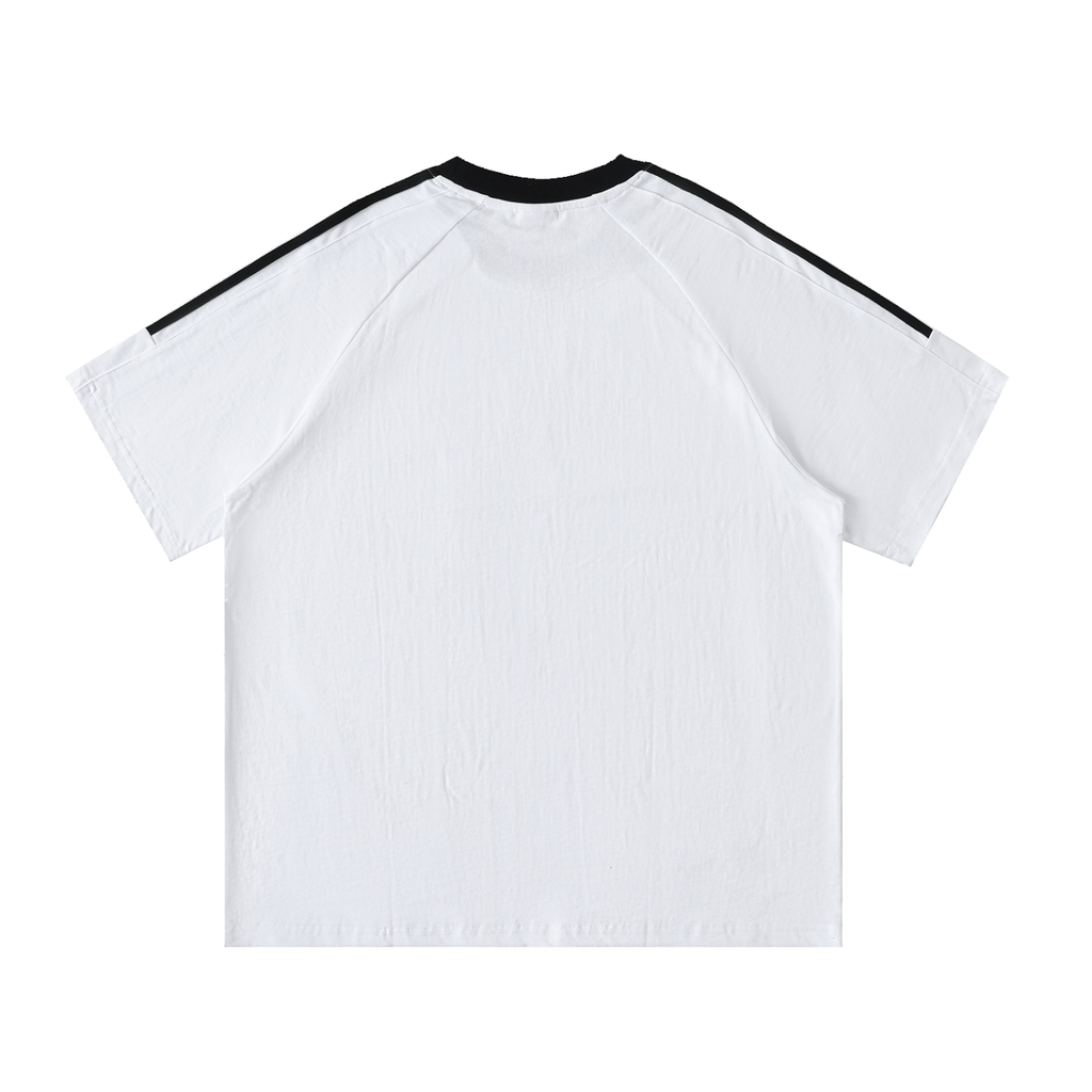 90's Tape Crewneck Cotton T-Shirt