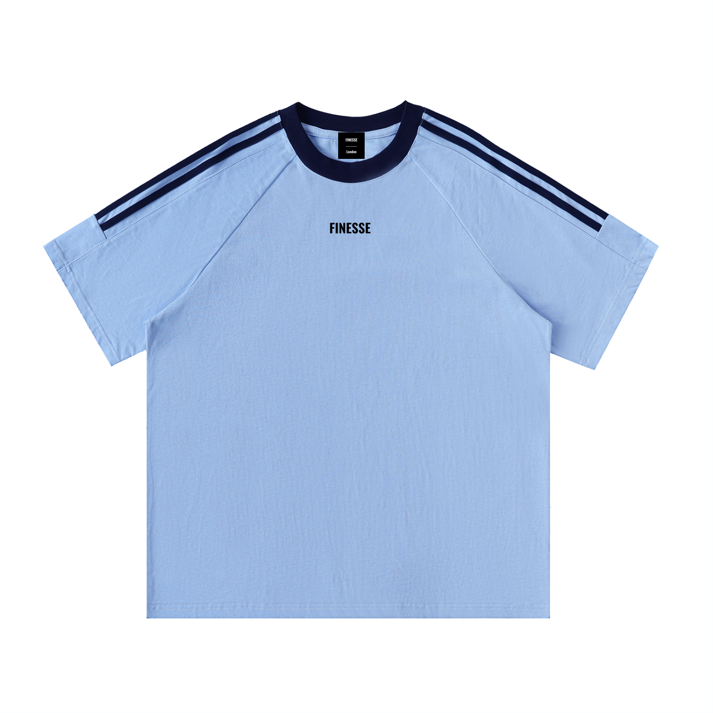 90's Tape Crewneck Cotton T-Shirt