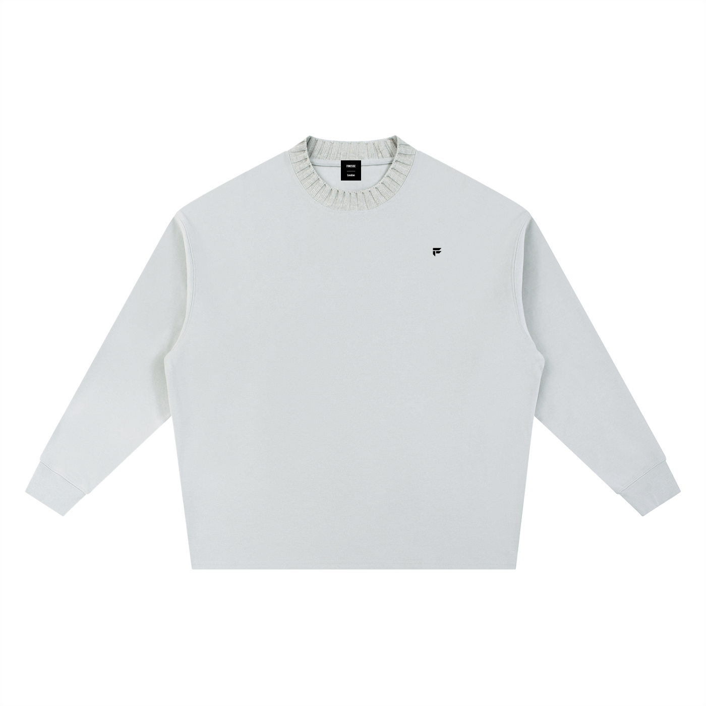 Knitted Round Neck Oversize Sweatshirt