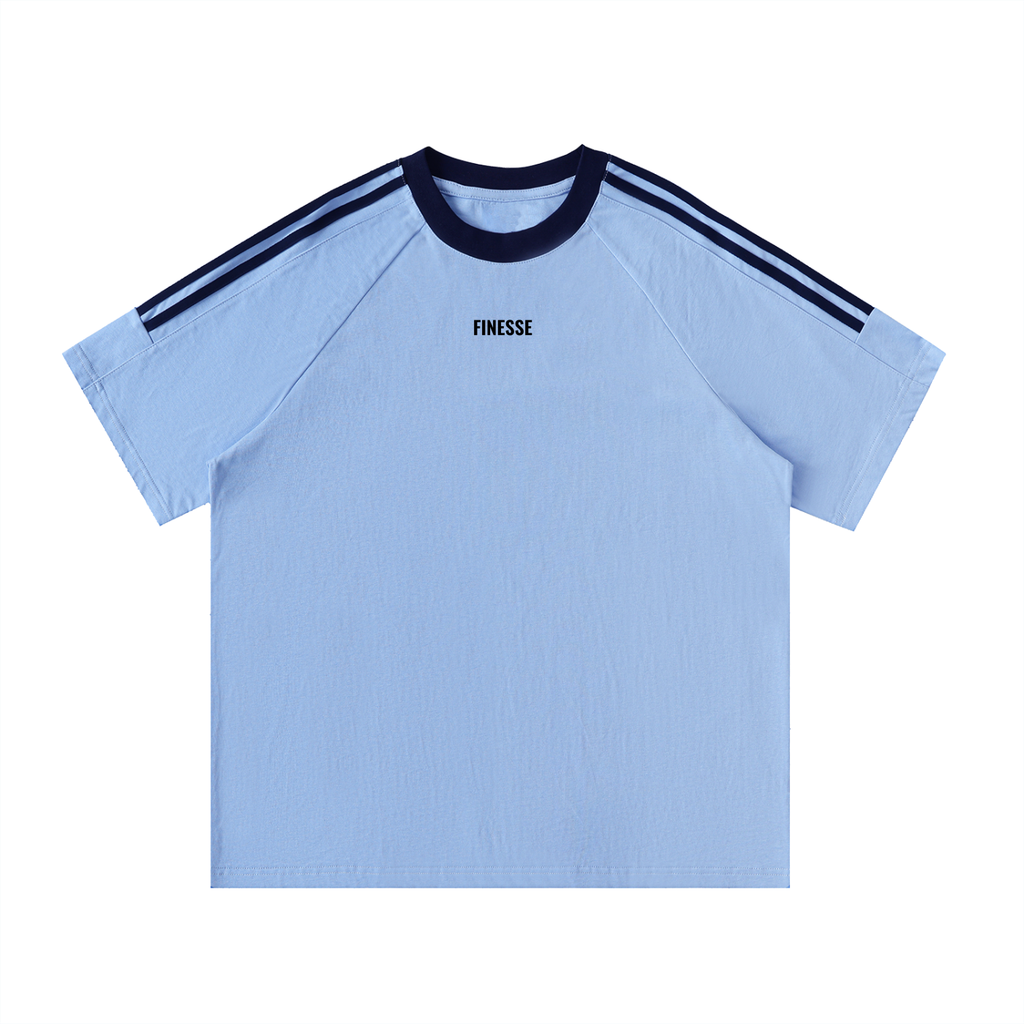 90's Tape Crewneck Cotton T-Shirt