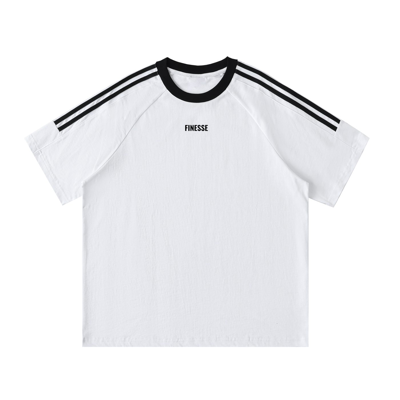 90's Tape Crewneck Cotton T-Shirt