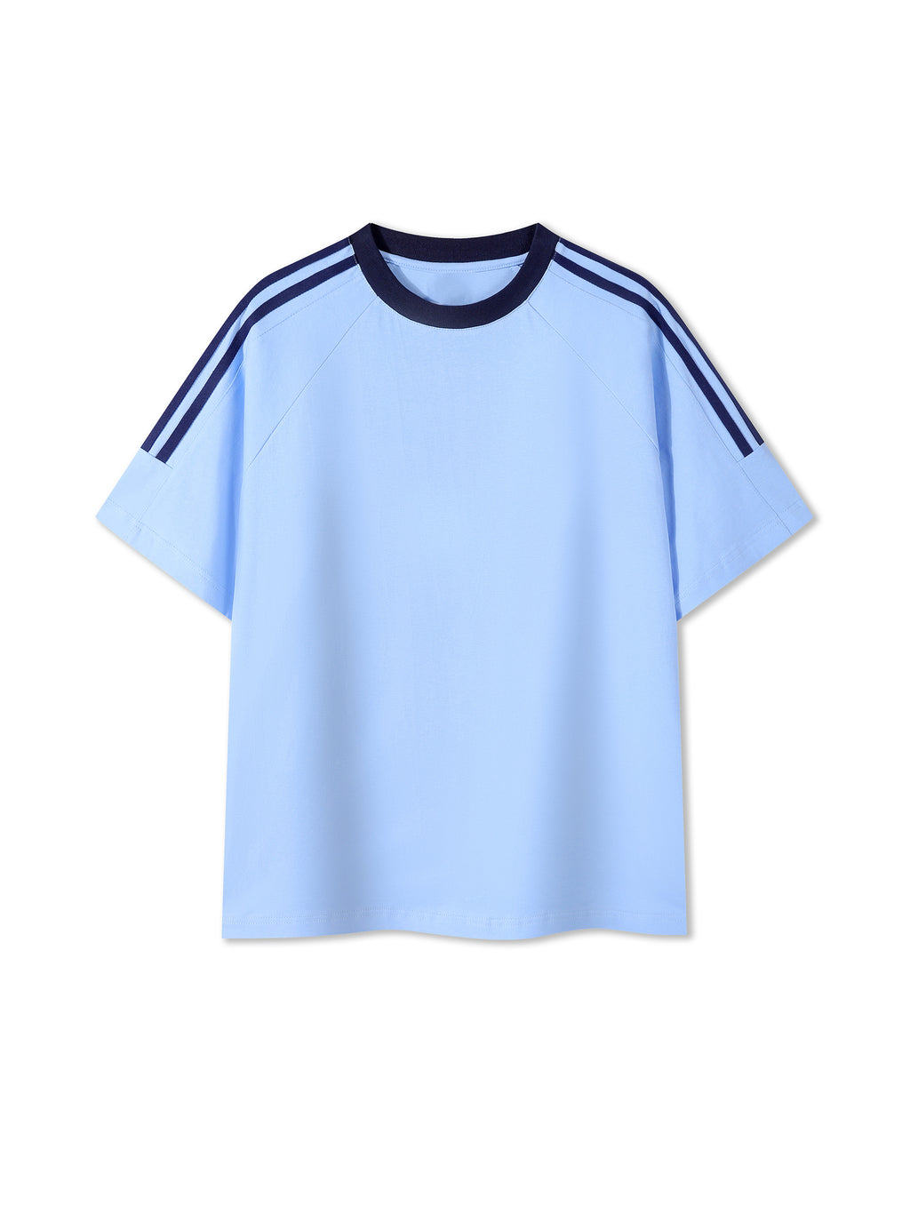 90's Tape Crewneck Cotton T-Shirt