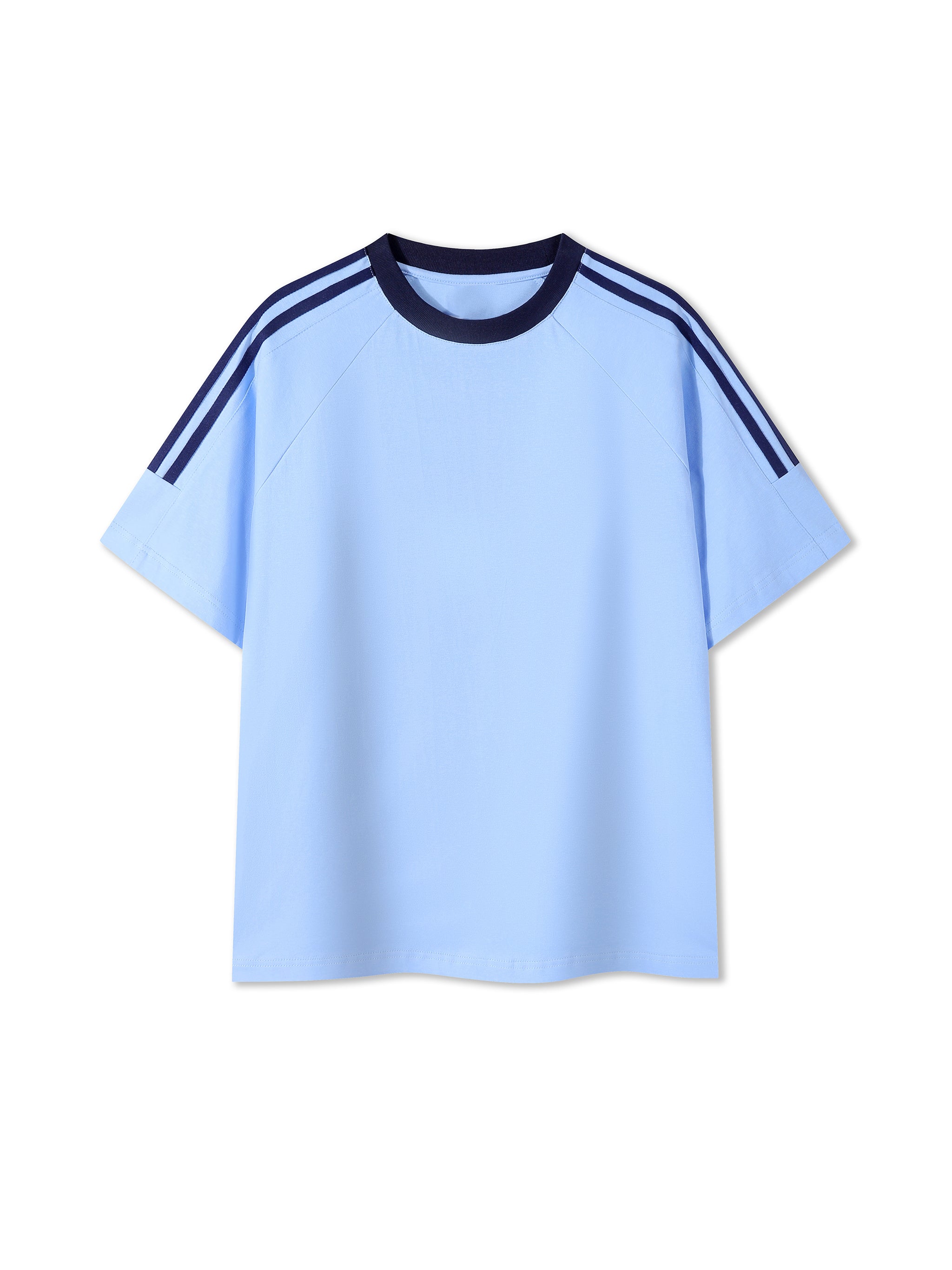 90's Tape Crewneck Cotton T-Shirt